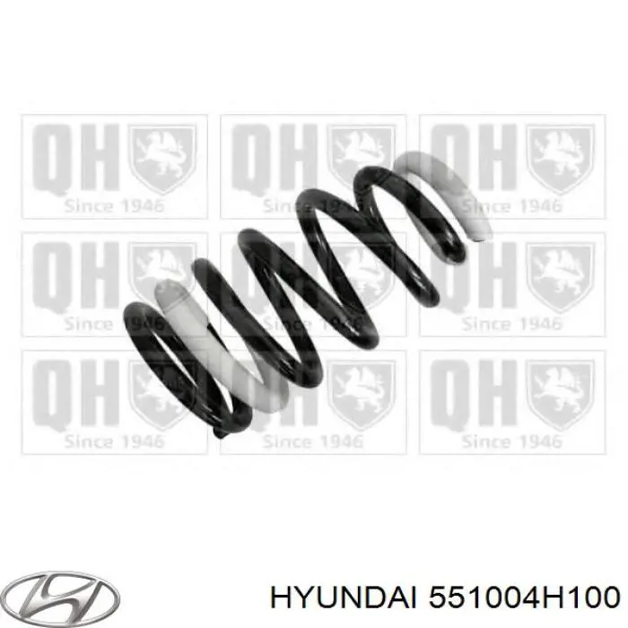Sprężyna tylna 551004H100 Hyundai/Kia