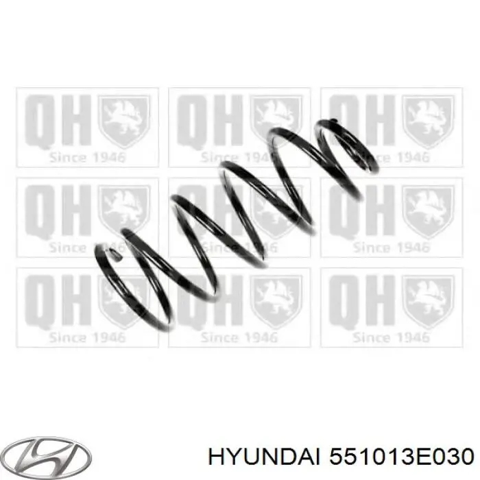 Sprężyna tylna Hyundai/Kia 551013E030 cena, od 36,98 USD