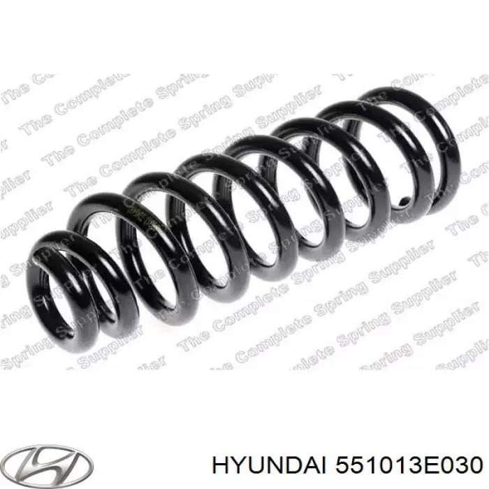 Do koszyka 551013E030 Hyundai/Kia Sprężyna tylna