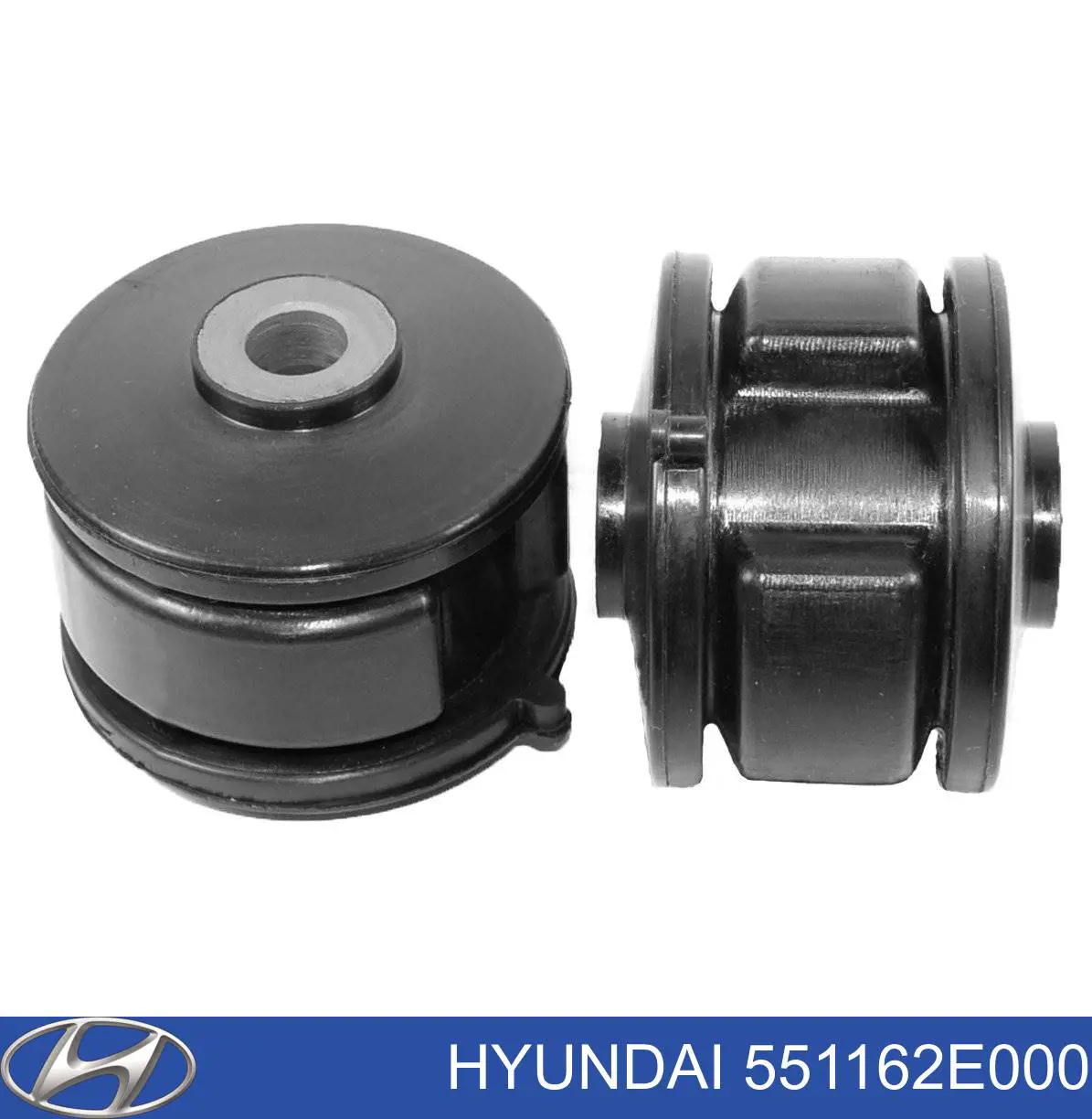 Do koszyka 551162E000 Hyundai/Kia Silentblock wahacza tylnego podłużnego