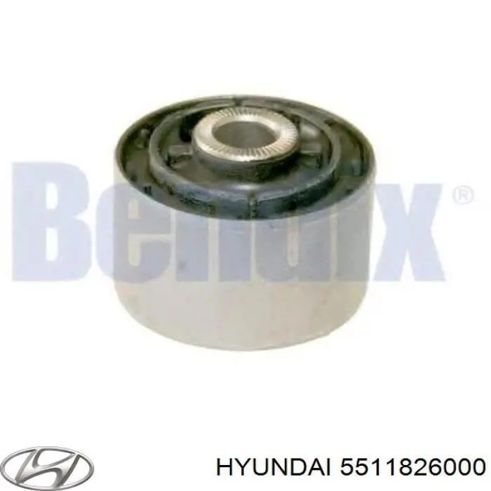 Do koszyka 5511826000 Hyundai/Kia Silentblock wahacza tylnego podłużnego