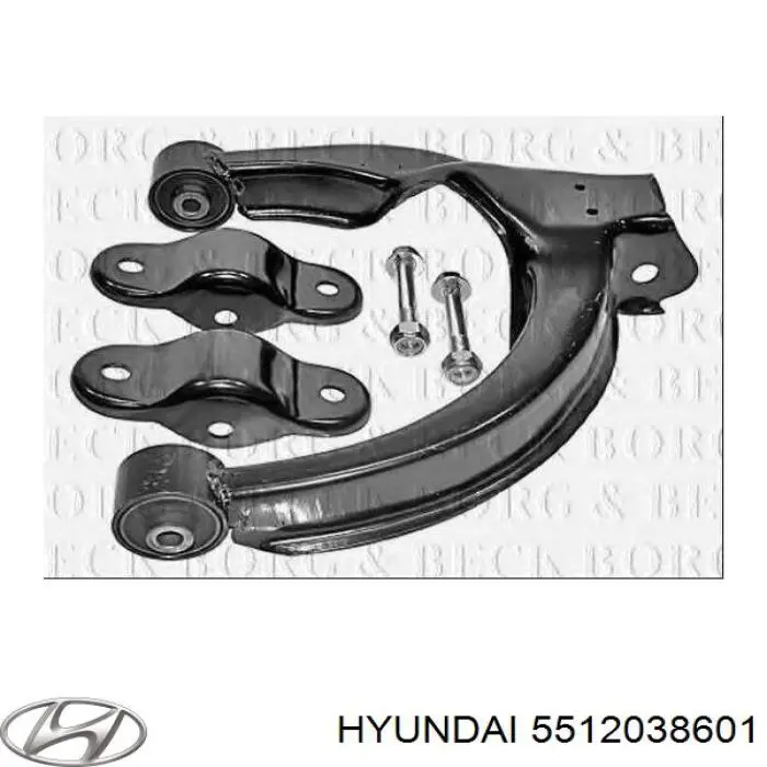 Wahacz  zawieszenia tylnego górny prawy Hyundai/Kia 5512038601 cena, od 45,10 USD