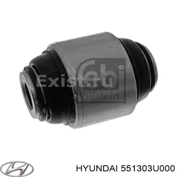 Do koszyka 551303U000 Hyundai/Kia Silentblock czopu tylnego