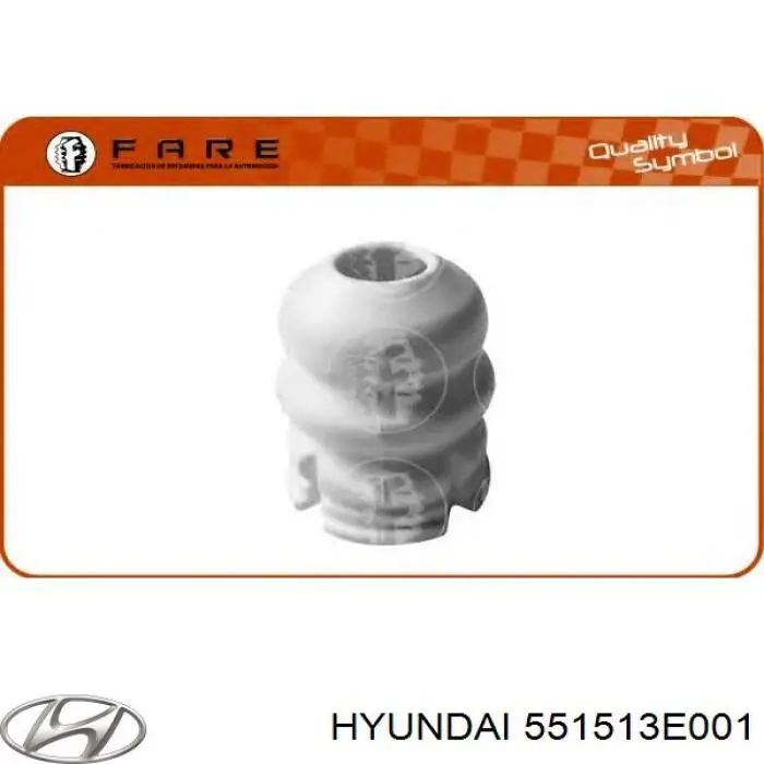 Do koszyka 551513E001 Hyundai/Kia Odbój amortyzatora tylnego