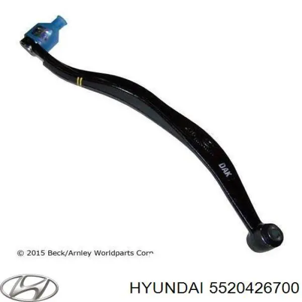 Wahacz zawieszenia tylnego dolny lewy Hyundai/Kia 5520426700 cena, od 73,79 USD