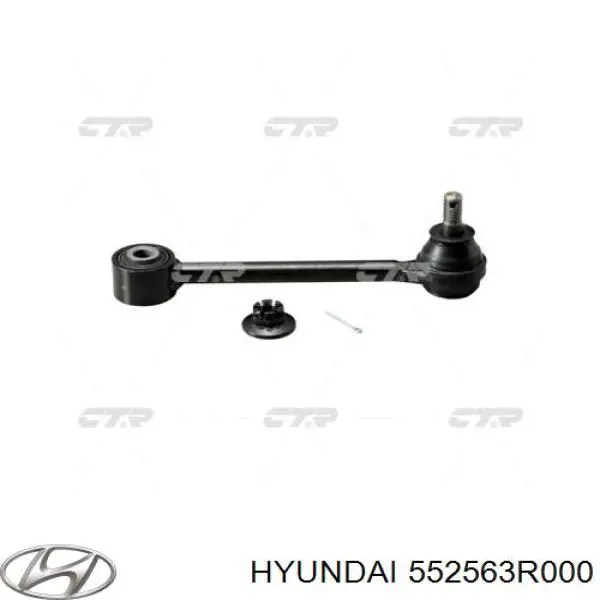Do koszyka 552563R000 Hyundai/Kia Silentblock tylnego wahacza poprzecznego