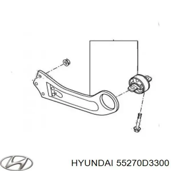 Wahacz (drążek) zawieszenia tylnego podłużny dolny lewy Hyundai/Kia 55270D3300 cena, od 50,04 USD