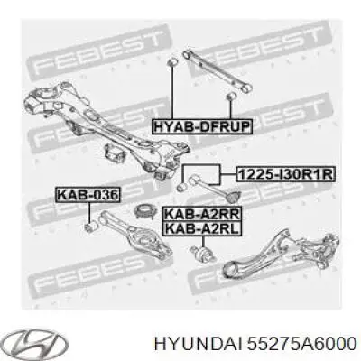 55275A6000 Hyundai/Kia silentblock wahacza tylnego podłużnego