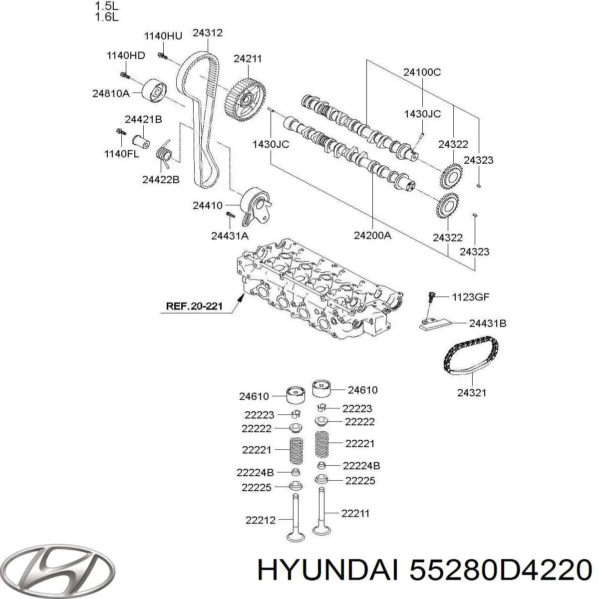  Hyundai/Kia 55280D4220