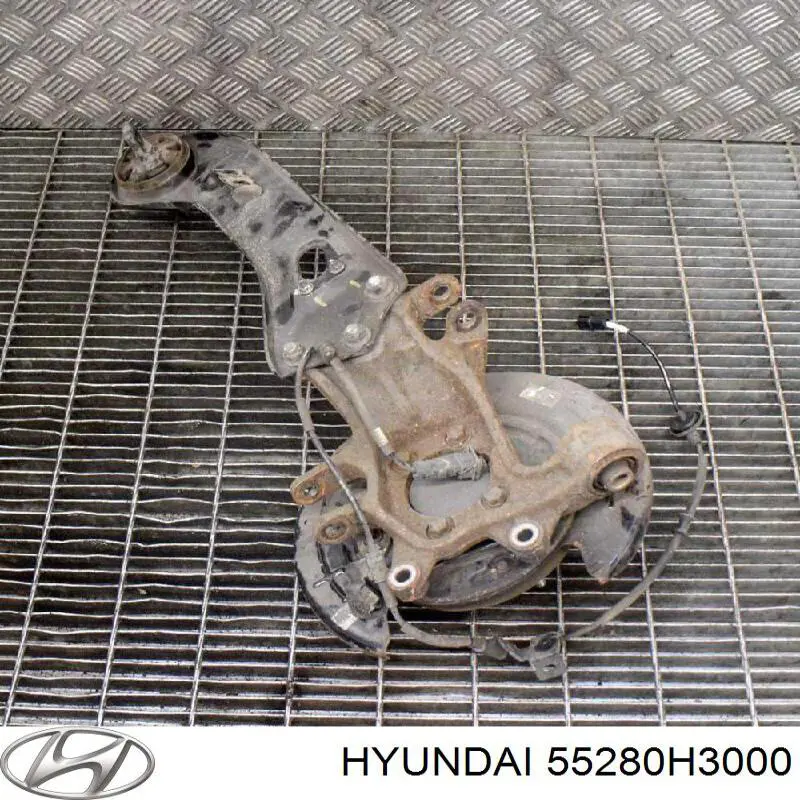 55280H3000 Hyundai/Kia Wahacz (drążek) zawieszenia tylnego podłużny dolny prawy