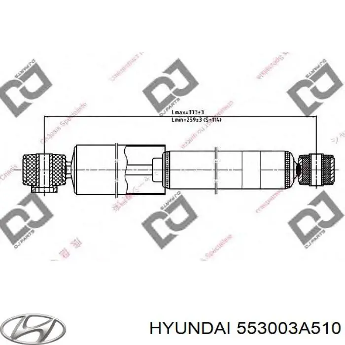 Amortyzator tylny Hyundai/Kia 553003A510 cena, od 45,97 USD