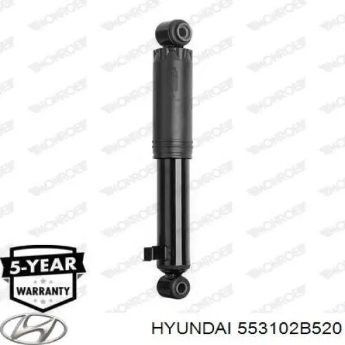 Do koszyka 553102B520 Hyundai/Kia Amortyzator tylny