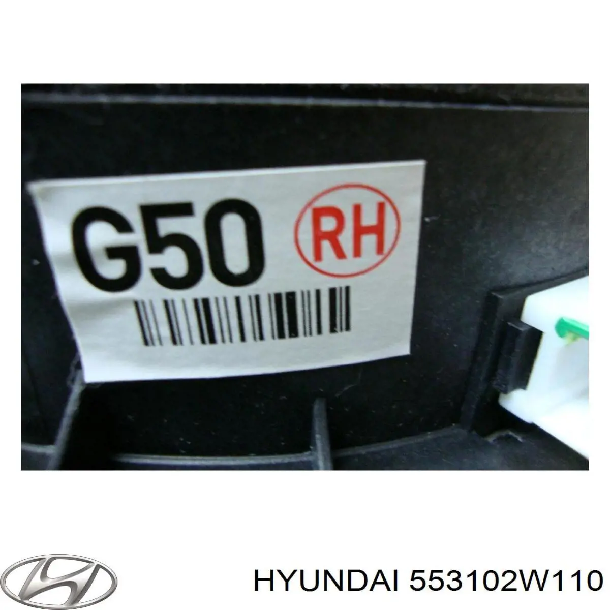 Do koszyka 553102W110 Hyundai/Kia Amortyzator tylny