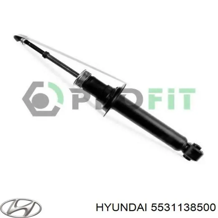 Do koszyka 5531138500 Hyundai/Kia Amortyzator tylny