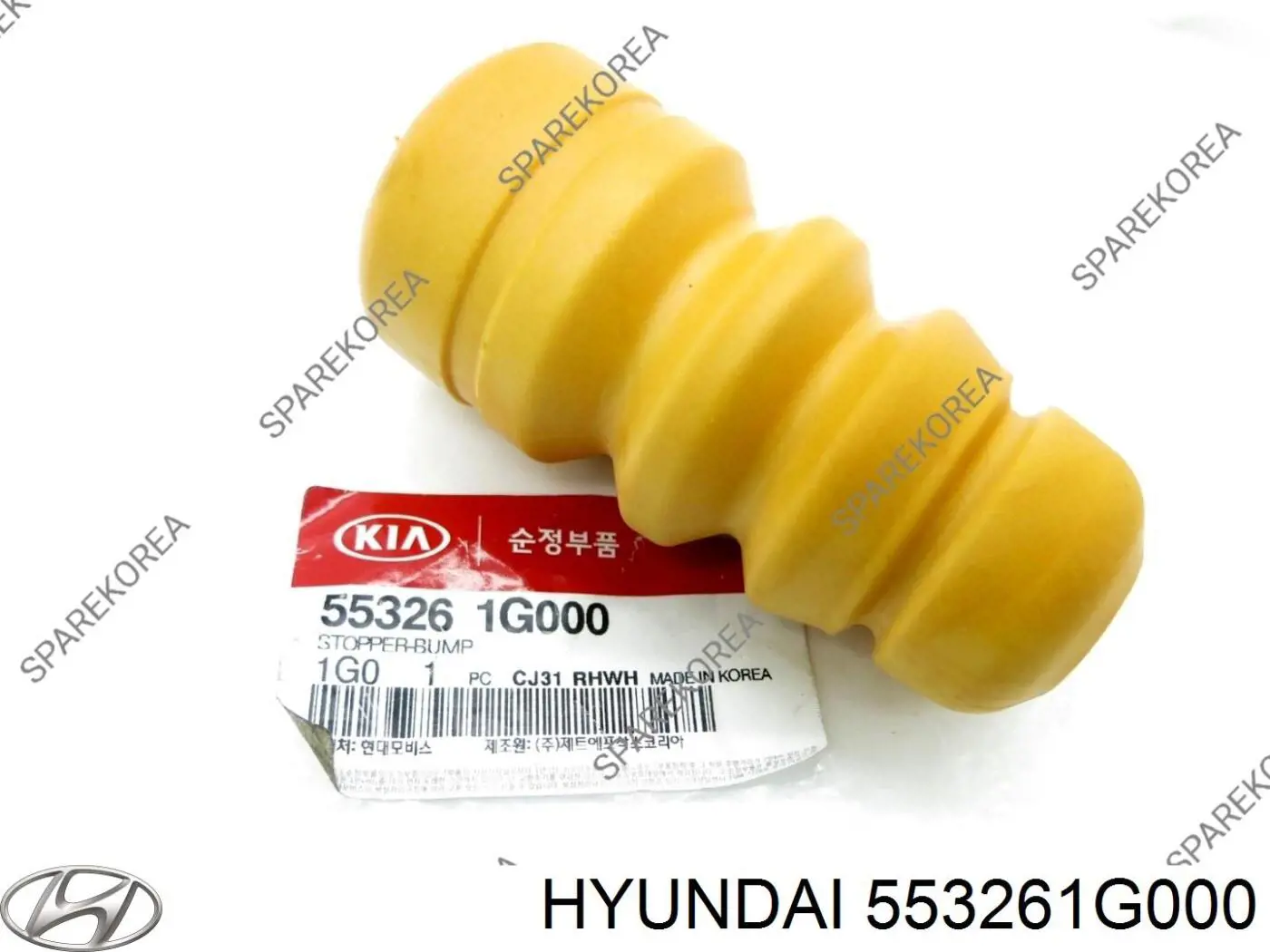 Do koszyka 553261G000 Hyundai/Kia Odbój amortyzatora tylnego