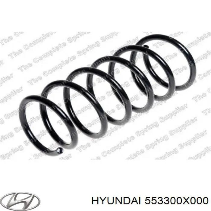 Do koszyka 553300X000 Hyundai/Kia Sprężyna tylna