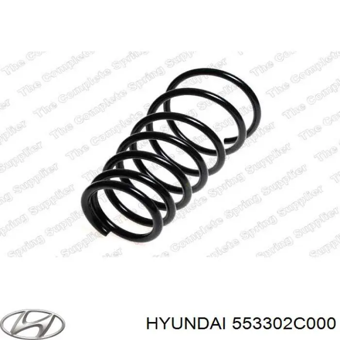 Do koszyka 553302C000 Hyundai/Kia Sprężyna tylna