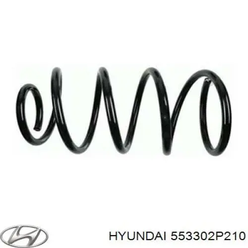 Do koszyka 553302P210 Hyundai/Kia Sprężyna tylna