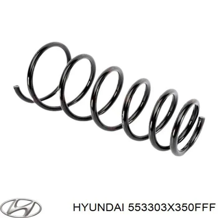 Do koszyka 553303X350FFF Hyundai/Kia Sprężyna tylna