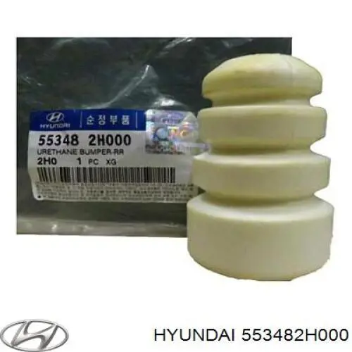 Odbój amortyzatora tylnego Hyundai/Kia 553482H000