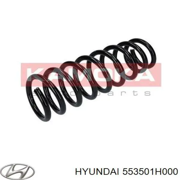 Sprężyna tylna 553501H000 Hyundai/Kia