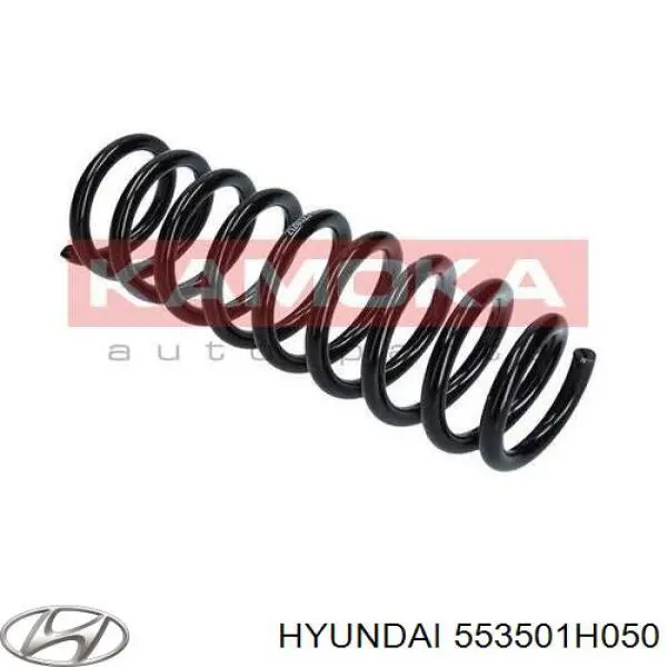 Do koszyka 553501H050 Hyundai/Kia Sprężyna tylna