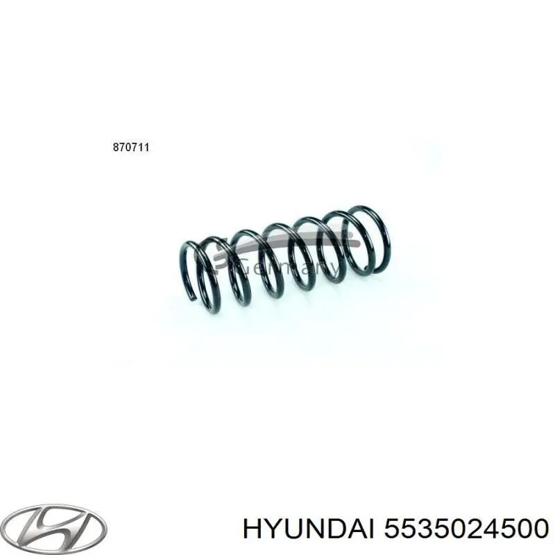 5535024500 Hyundai/Kia Sprężyna tylna