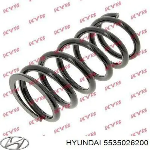 5535026200 Hyundai/Kia Sprężyna tylna