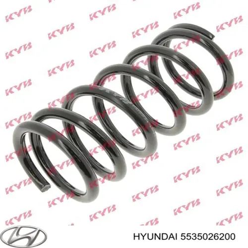 Sprężyna tylna Hyundai/Kia 5535026200 cena, od 46,34 USD