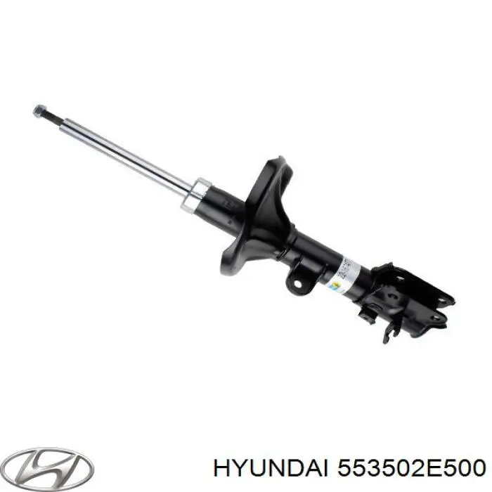 Do koszyka 553502E500 Hyundai/Kia Amortyzator tylny lewy