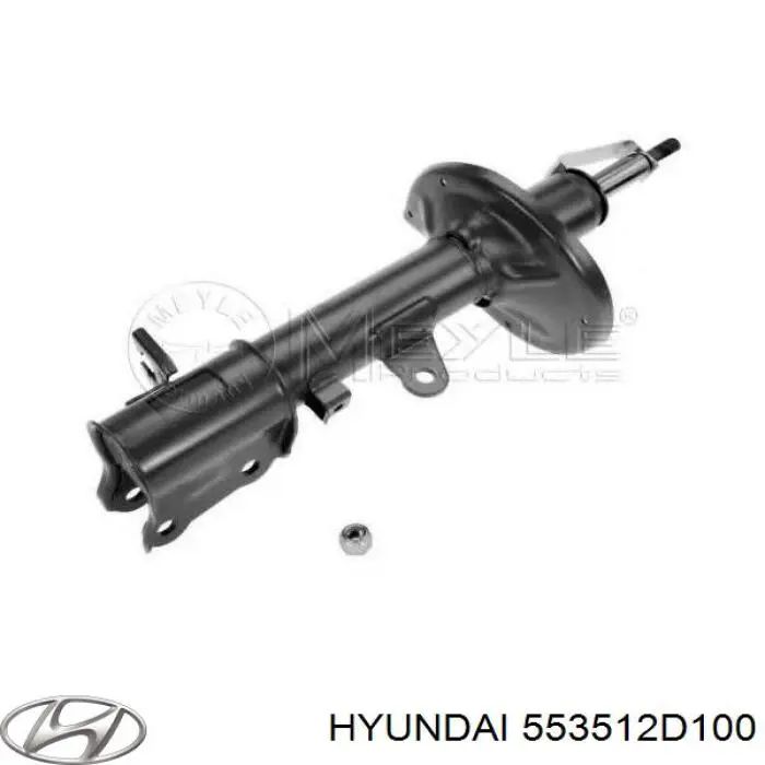 Do koszyka 553512D100 Hyundai/Kia Amortyzator tylny lewy