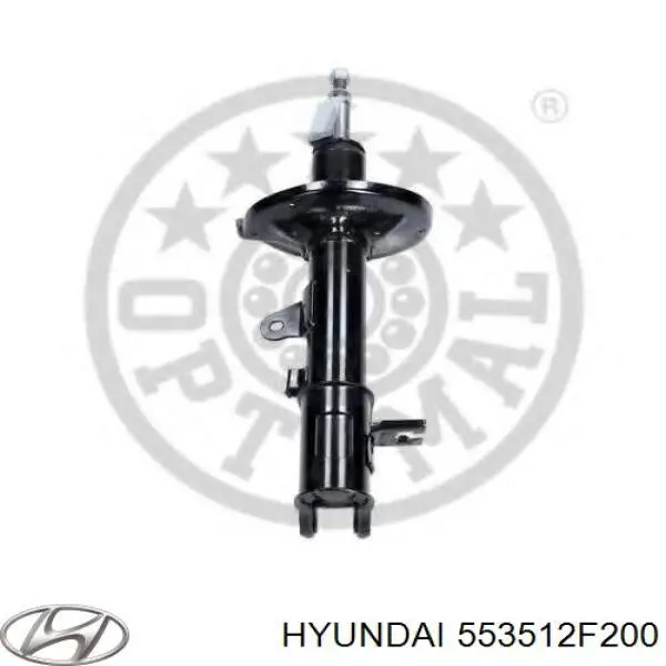 Do koszyka 553512F200 Hyundai/Kia Amortyzator tylny lewy