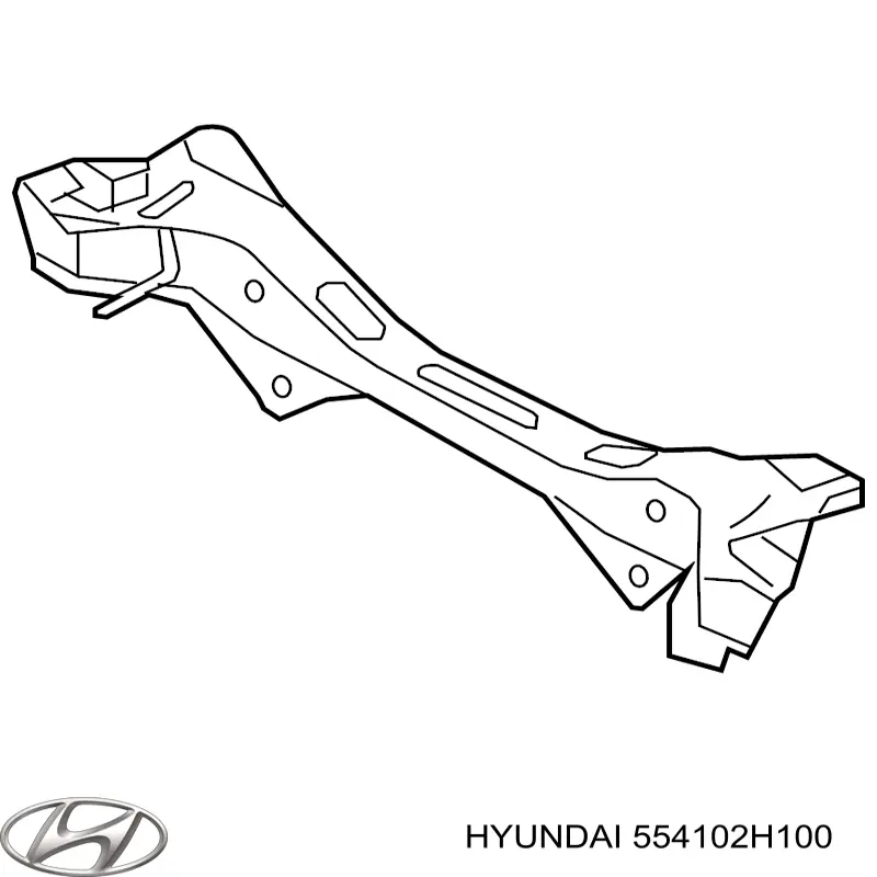 554102H100 Hyundai/Kia Korpus osi tylnej