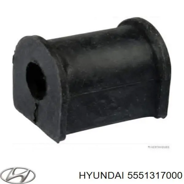 Do koszyka 5551317000 Hyundai/Kia Tuleja stabilizatora tylnego
