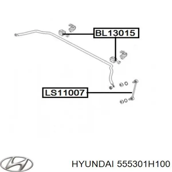 Do koszyka 555301H100 Hyundai/Kia Łącznik stabilizatora tylnego