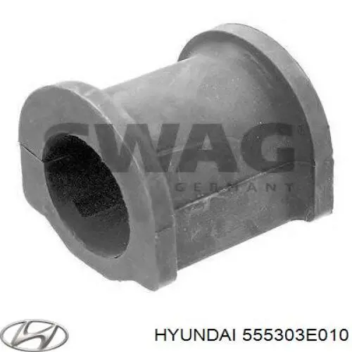 Do koszyka 555303E010 Hyundai/Kia Tuleja stabilizatora tylnego