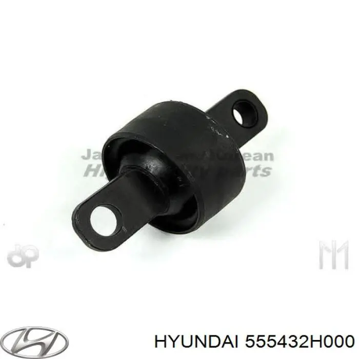 Do koszyka 555432H000 Hyundai/Kia Silentblock wahacza tylnego podłużnego