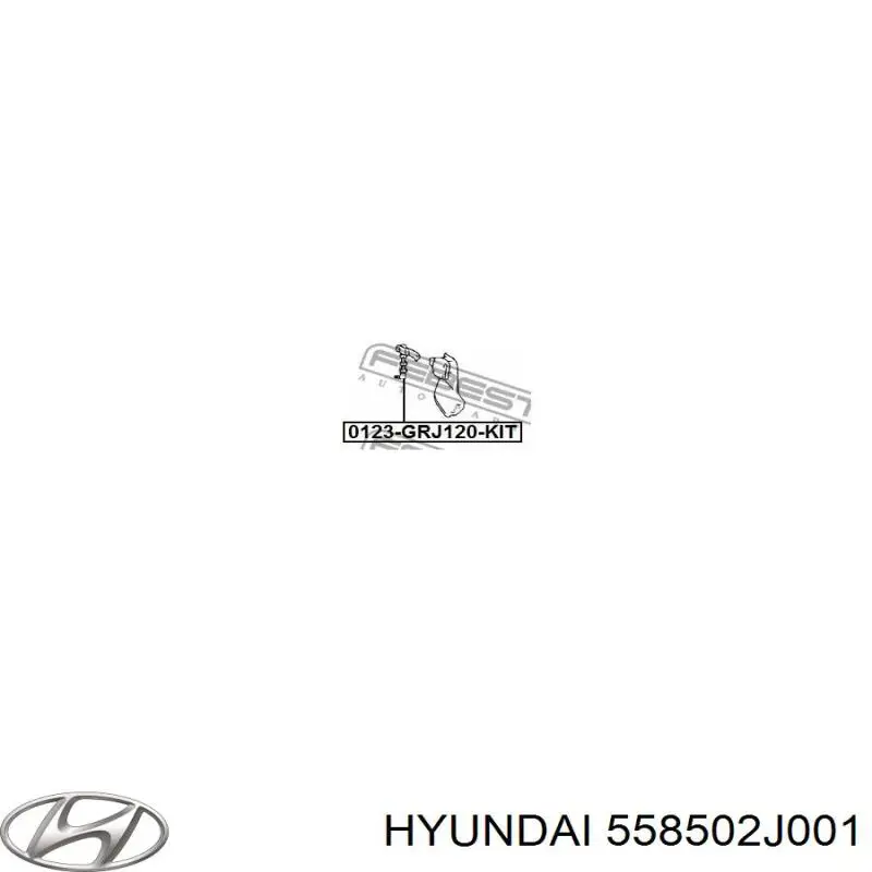 Czujnik położenia pojazdu przedni prawy Hyundai/Kia 558502J001 cena, od 117,90 USD