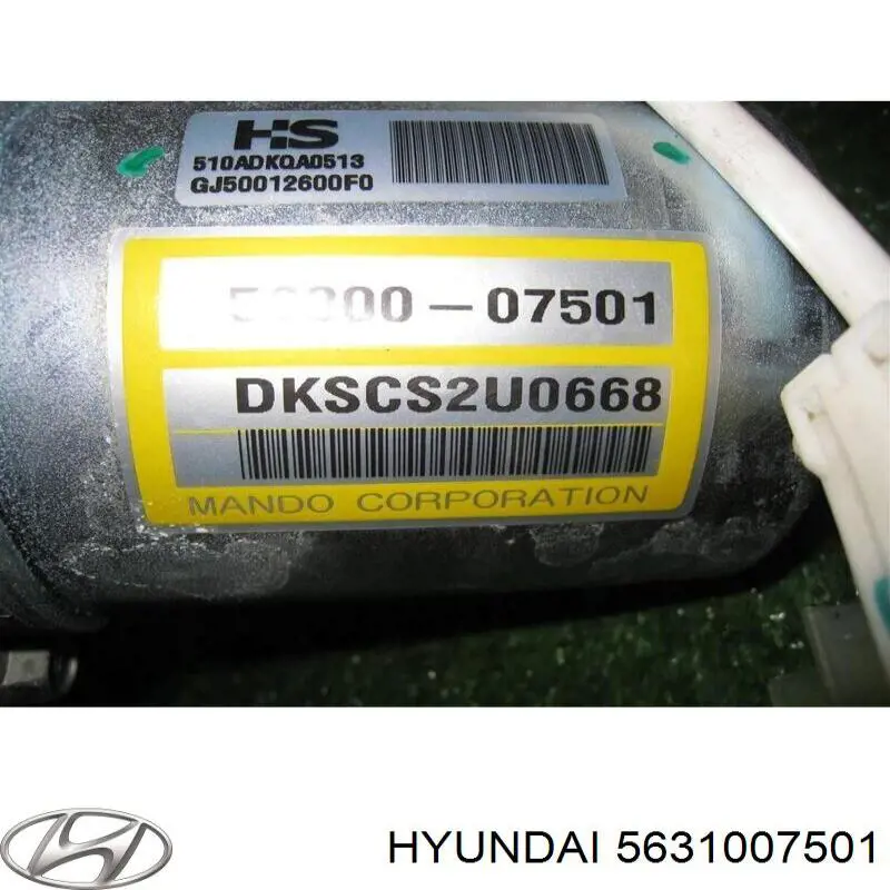 Kolumna (wał) kierownicza (kierownicy) Hyundai/Kia 5631007501 cena, od 80,07 USD