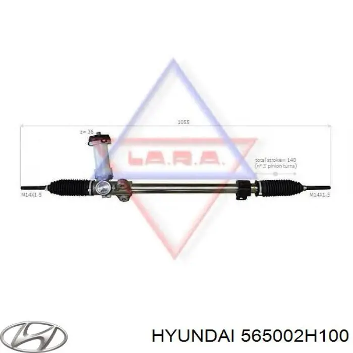 Listwa kierownicza (maglownica) Hyundai/Kia 565002H100 cena, od 160,93 USD