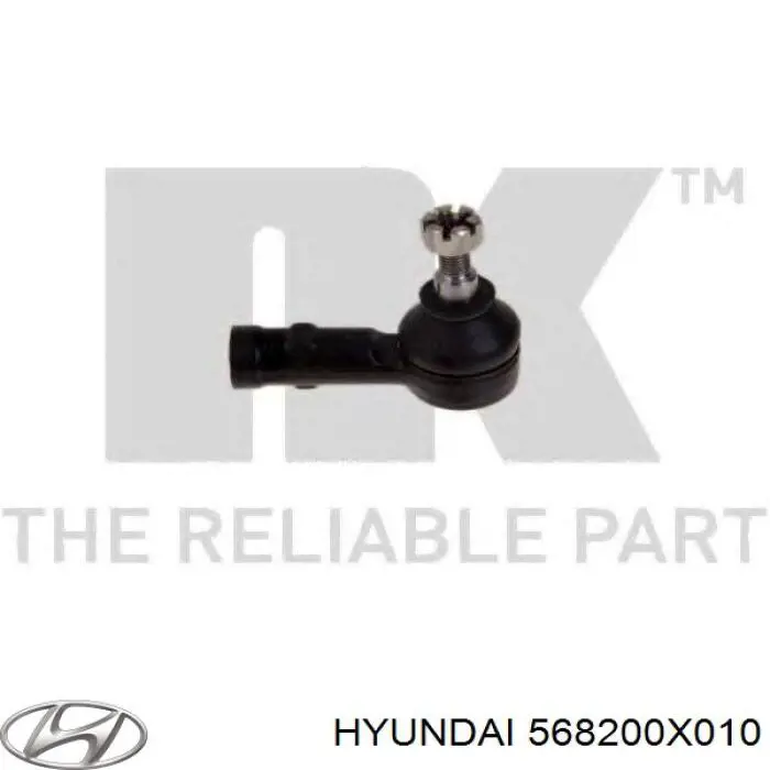 Końcówka drążka kierowniczego zewnętrzna Hyundai/Kia 568200X010 cena, od 13,90 USD