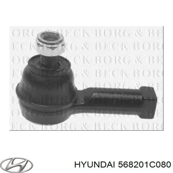 Końcówka drążka kierowniczego zewnętrzna Hyundai/Kia 568201C080 cena, od 16,57 USD