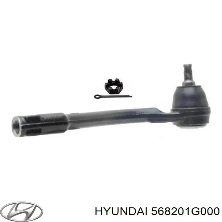 568201G000 Hyundai/Kia Końcówka drążka kierowniczego zewnętrzna