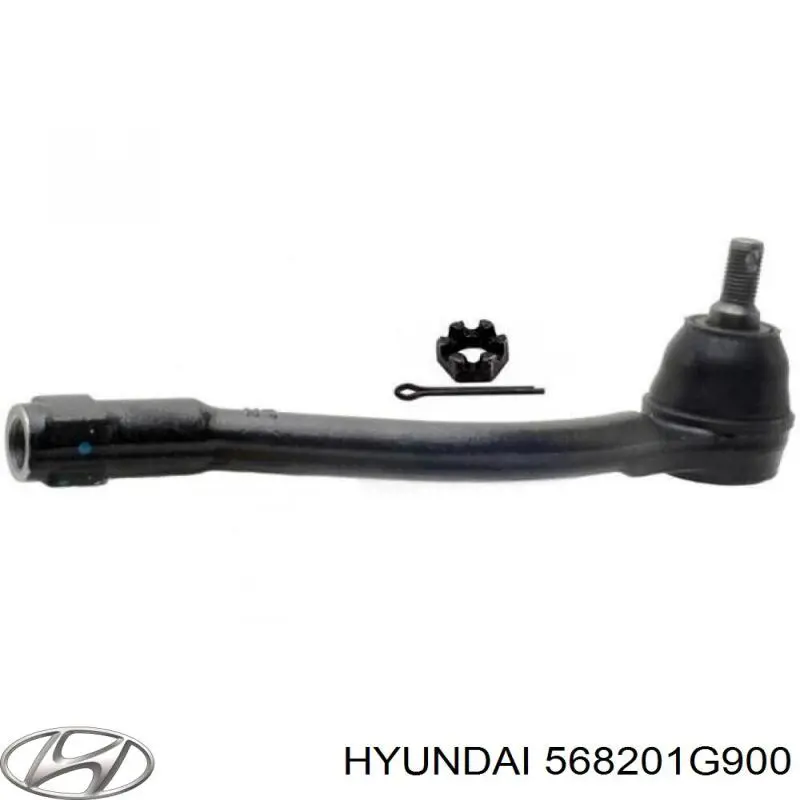 568201G900 Hyundai/Kia Końcówka drążka kierowniczego zewnętrzna