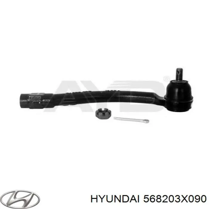 Końcówka drążka kierowniczego zewnętrzna Hyundai/Kia 568203X090 cena, od 17,35 USD