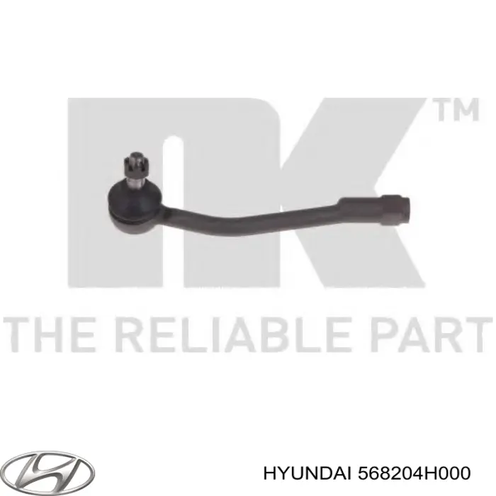 Końcówka drążka kierowniczego zewnętrzna Hyundai/Kia 568204H000 cena, od 22,94 USD