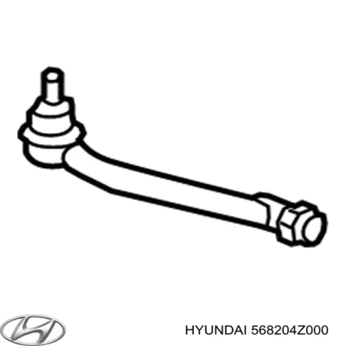 Końcówka drążka kierowniczego zewnętrzna Hyundai/Kia 568204Z000 cena, od 20,65 USD