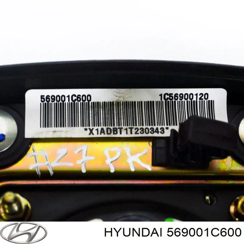 Poduszka powietrzna (Airbag) kierowcy Hyundai/Kia 569001C600 cena, od 73,21 USD