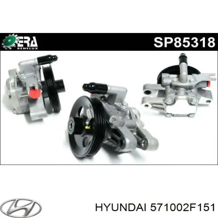 Pompa wspomagania hydraulicznego kierownicy Hyundai/Kia 571002F151 cena, od 429,47 USD