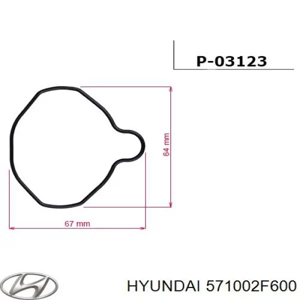 Pompa wspomagania hydraulicznego kierownicy 571002F600 Hyundai/Kia